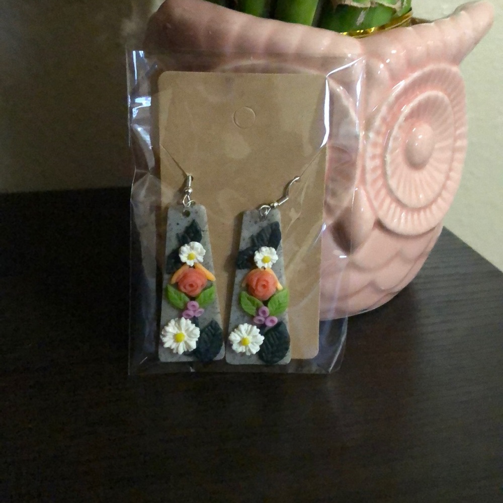 Hand made Polymer Clay earrings